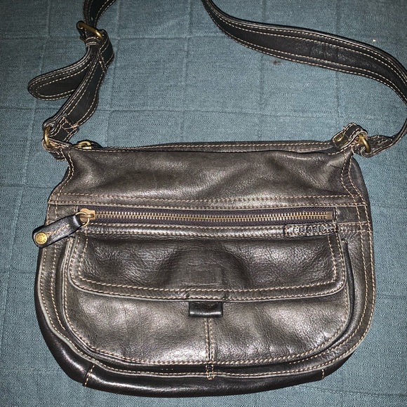 Fossil Leather Hobo Shoulder Bag - Picture 1 of 11
